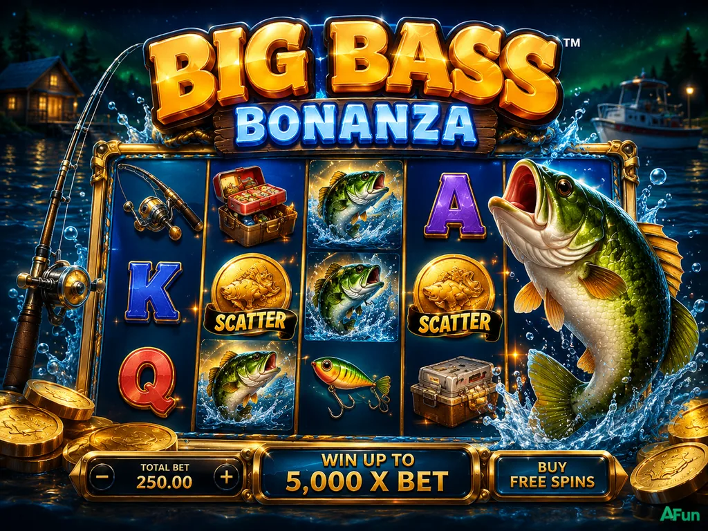 Big Bass Bonanza slot pesca temática Pragmatic Play AFun México