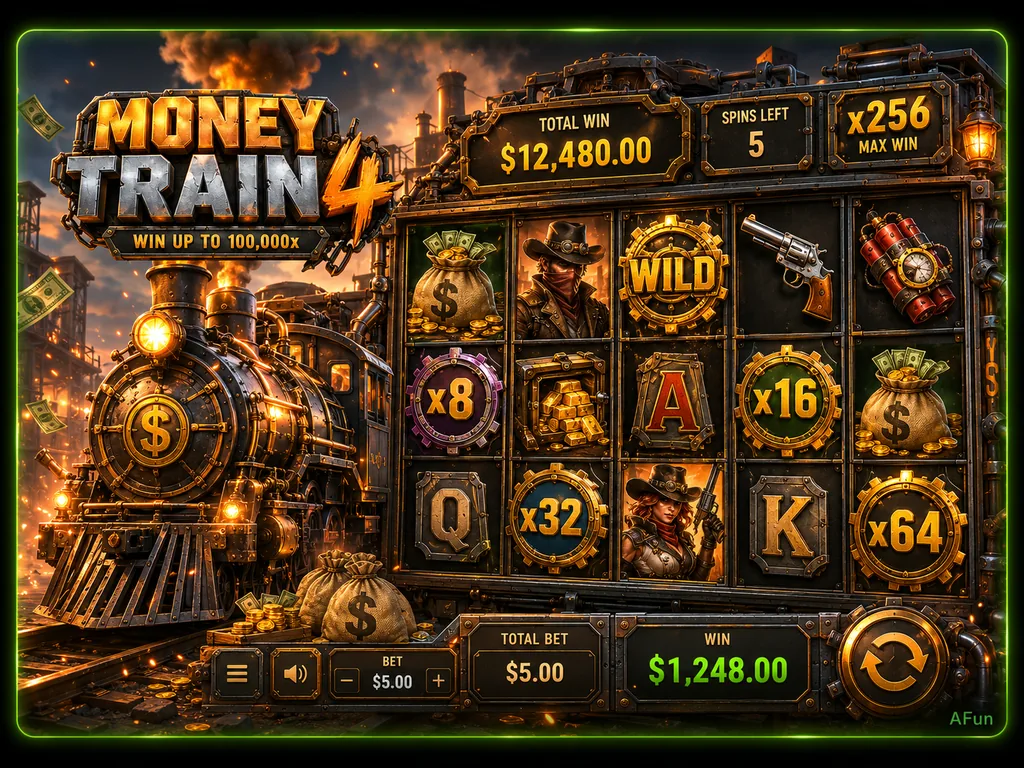 Money Train 4 slot Relax Gaming en AFun México 150000x